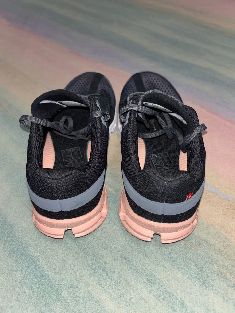 On Running Cloudflow Mesh Rock/Rose Running Training Walking Shoes US W 7.5